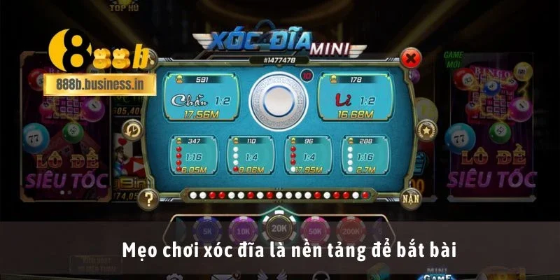 Mẹo chơi xóc đĩa là nền tảng để bắt bài